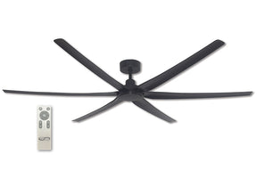 Magnum DC Matt Black 203cm (80”) with Black Blades