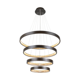 Margo 100+80+60+40 GRA 4 Tier 130W 3K LED Adjustable Crystal Pendan