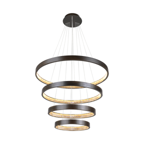 Margo 100+80+60+40 GRA 4 Tier 130W 3K LED Adjustable Crystal Pendan