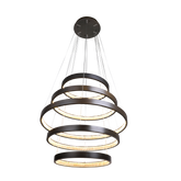 Margo 60+80+100+80+60 GRA 5 Tier 184W 3K LED Adjustable Crystal Pendant