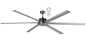 Albatross 1800mm Ceiling Fan 6 Blade Set only Brushed Nickel