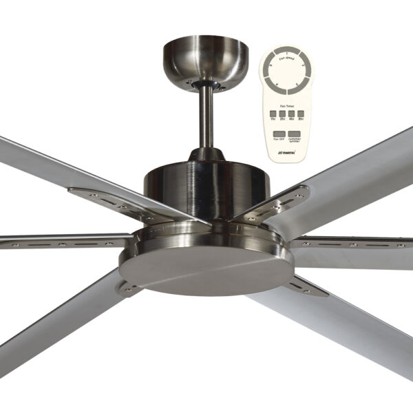 Albatross 2100mm Ceiling Fan 6 Blade Set only Brushed Nickel
