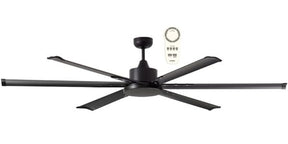 Albatross 1800mm Ceiling Fan 6 Blade Set only Matt Black