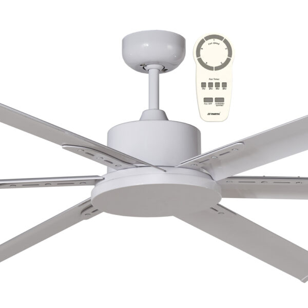 Albatross 2100mm Ceiling Fan 6 Blade Set only White