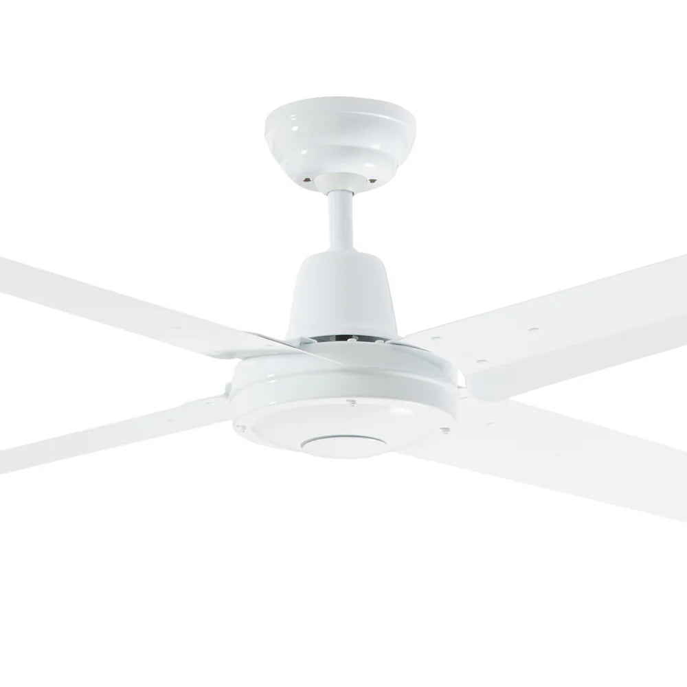Precision 1320mm 4 Blade Ceiling Fan Only White