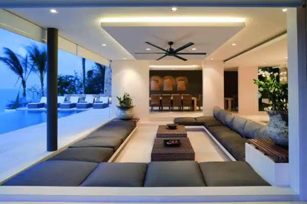 Albatross 1800mm Ceiling Fan 6 Blade Set only Brushed Nickel