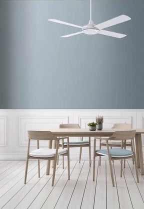 Lifestyle 1320mm 4 Blade Ceiling Fan Only Matt Black