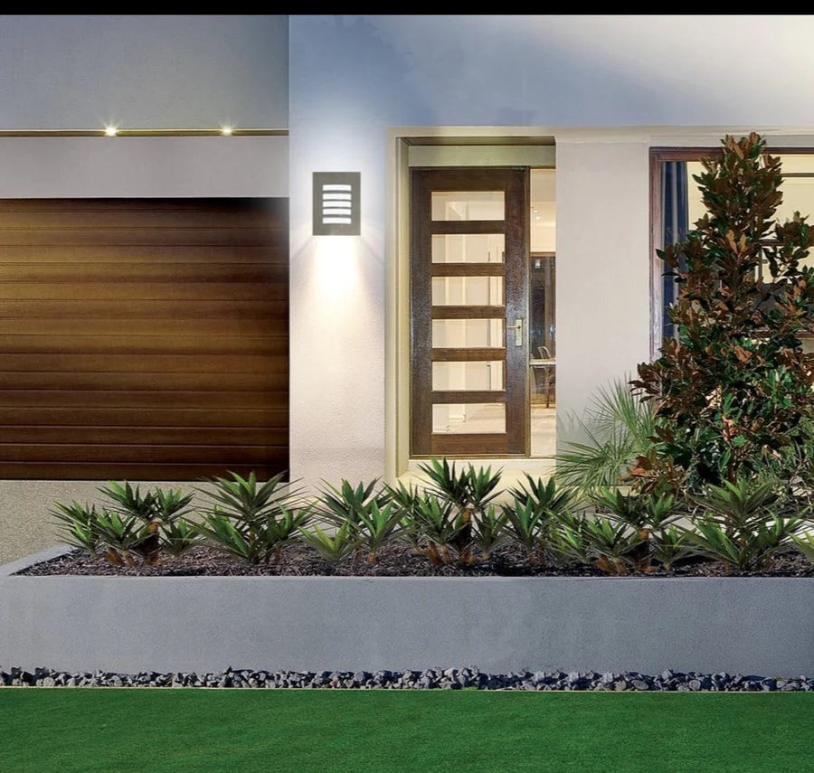 NED Exterior Grilled Surface Mounted Wall Lights IP54