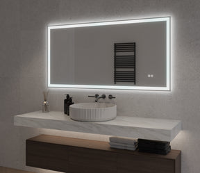 NEXUS S Front & Backlit LED Bathroom Mirror
