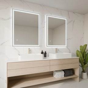 Framed NEXUS S Front & Backlit LED Mirror