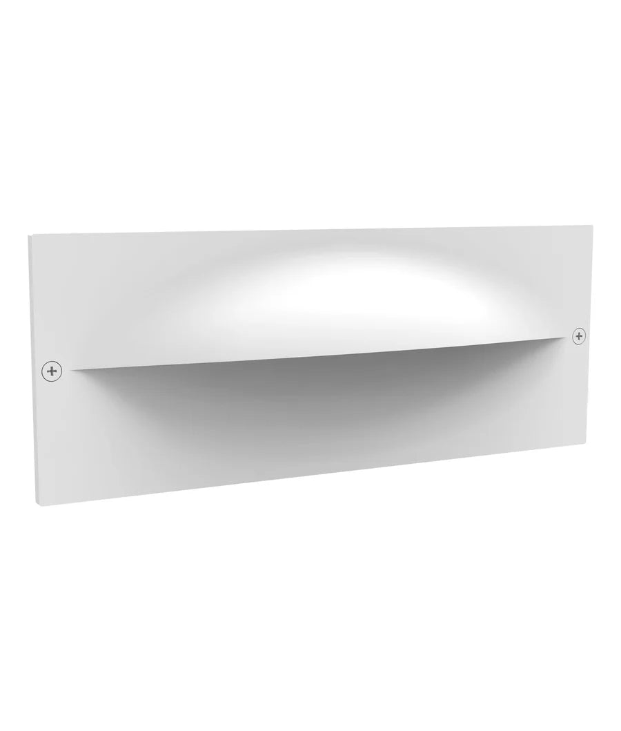 WALL RECD 13W RECT Wh 3K IP65 Eyelid 380 Lm