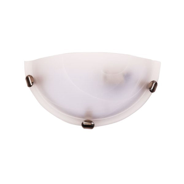 REMO WALL SCONCE 30cm ALABASTER / CHROME