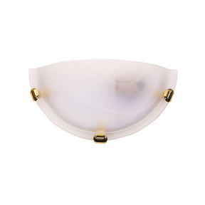 REMO WALL SCONCE 30cm ALABASTER / GOLD