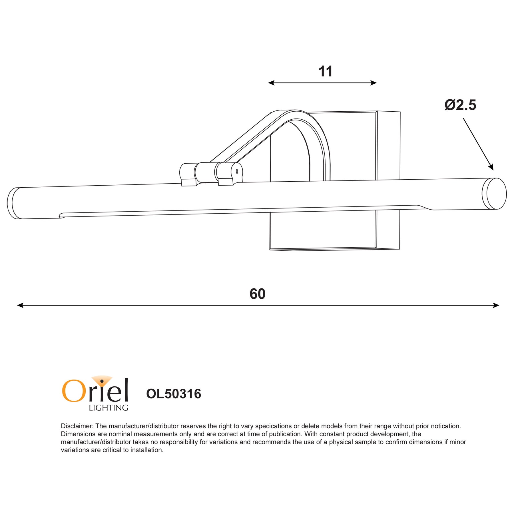 KINDEN CTS LED PICTURE LIGHT BLACK