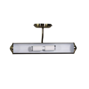 PICTURE LIGHT 36cm ANTIQUE BRASS E14