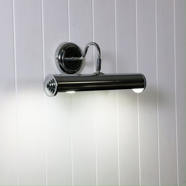PICTURE LIGHT 36cm CHROME PLATE E14