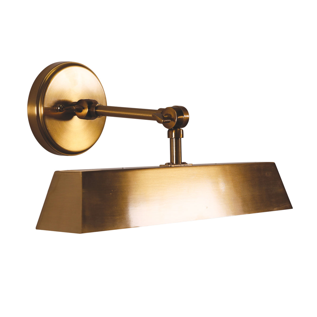 LOXBY PICTURE LIGHT SATIN BRASS E14