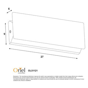 NIMMO LED WALL LIGHT CTS WHITE