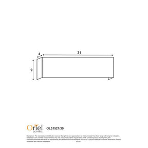 RAFTER.30 WHITE CTS LED WALL LIGHT