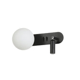 HARLOW SWITCHED WALL LIGHT BLACK