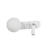 HARLOW SWITCHED WALL LIGHT WHITE