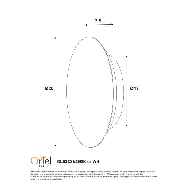 DOT.20 CTS WALL LIGHT BLACK