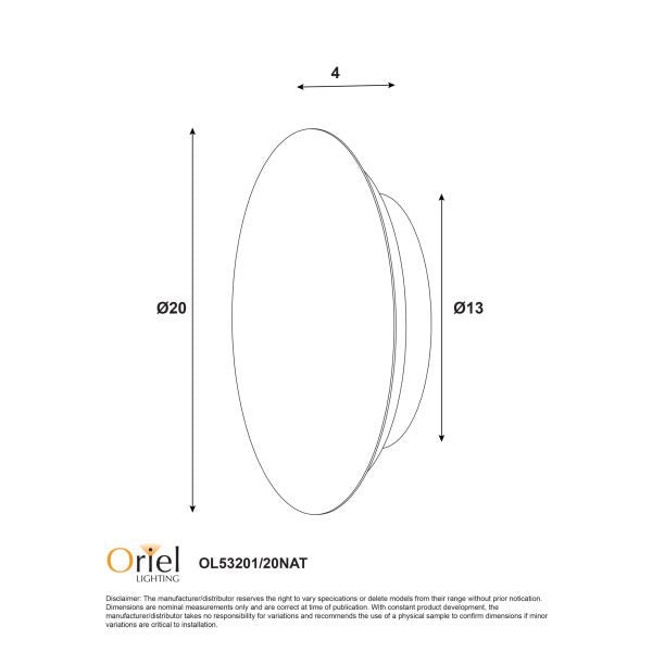 DOT.20 CTS WALL LIGHT NATURAL TIMBER
