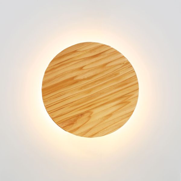 DOT.20 CTS WALL LIGHT SCALLOPED WOOD