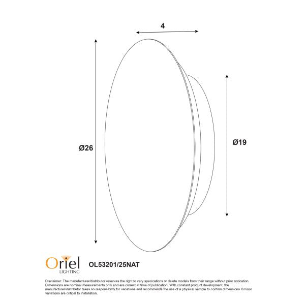 DOT.25 CTS WALL LIGHT NATURAL TIMBER