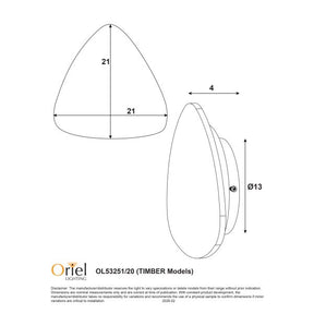 REUL.20 CTS WALL LIGHT NATURAL TIMBER