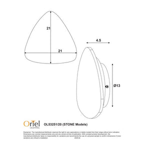 REUL.20 CTS WALL LIGHT TRAVERTINE