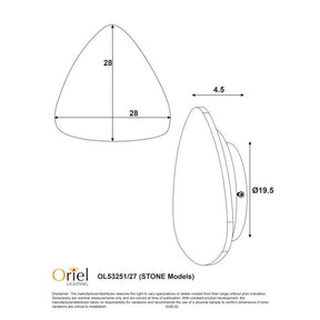 REUL.27 CTS WALL LIGHT TRAVERTINE