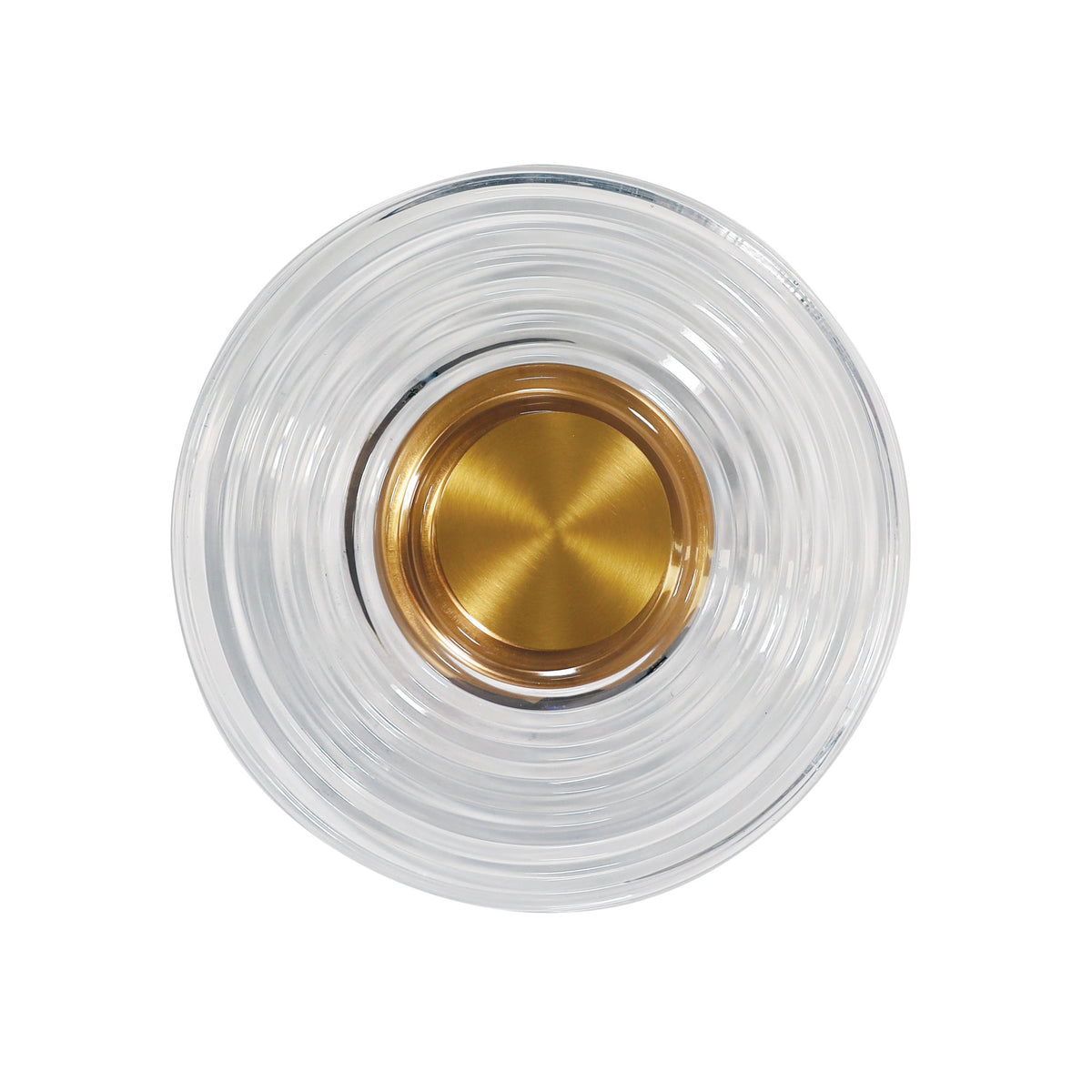 CINCIN WALL LIGHT CLEAR/SATIN BRASS