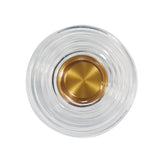 CINCIN WALL LIGHT CLEAR/SATIN BRASS