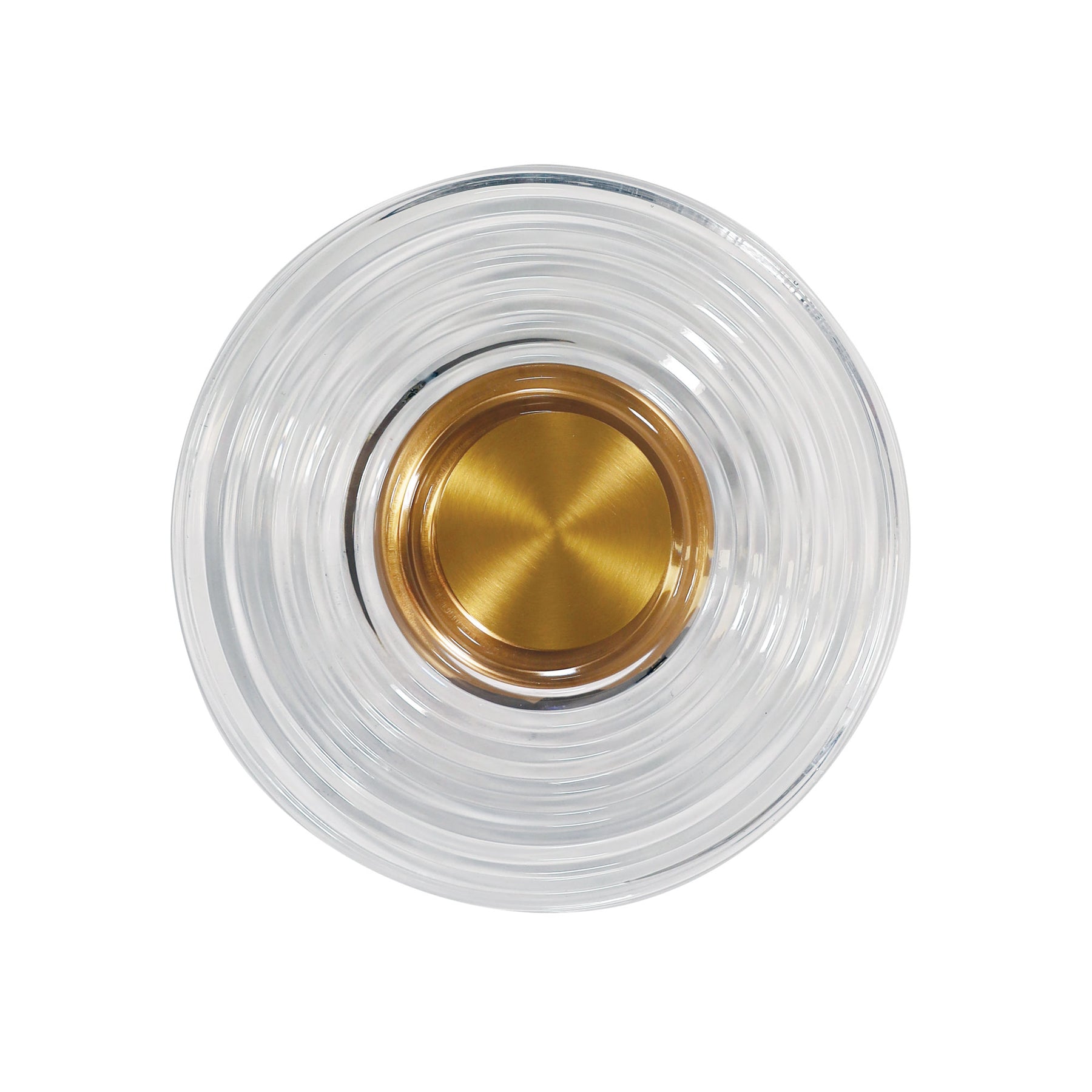 CINCIN WALL LIGHT CLEAR/SATIN BRASS