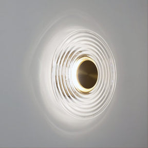 CINCIN WALL LIGHT CLEAR/SATIN BRASS