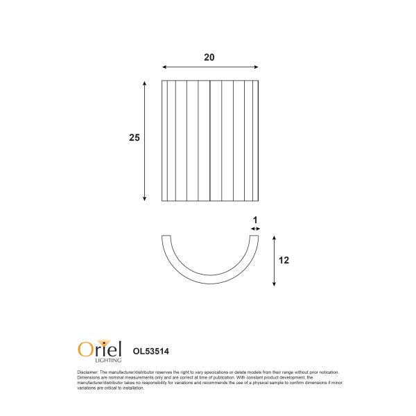 MIA GYPSUM WALL SCONCE E14