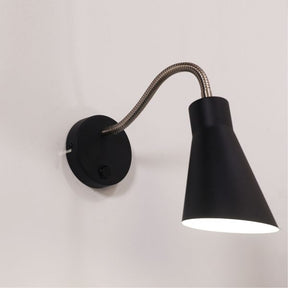 THOR WALL LIGHT BLACK w/ SWITCH