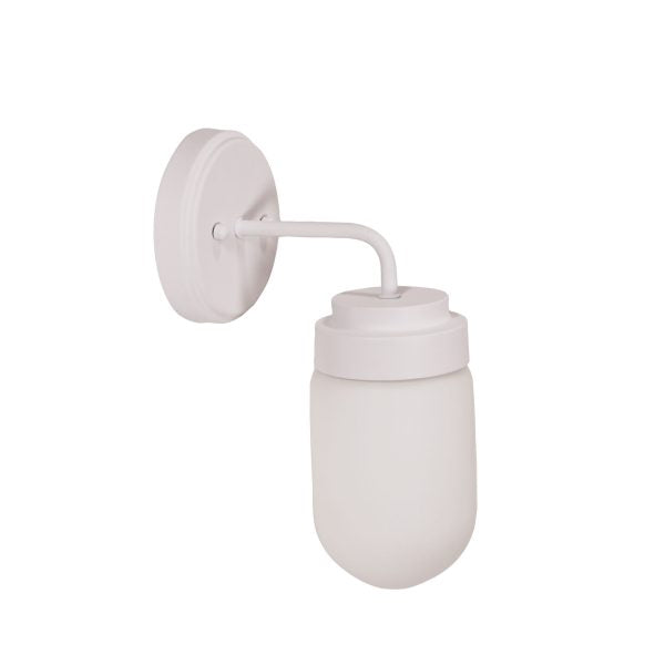 DUNBURN WALL LIGHT WHITE/OPAL