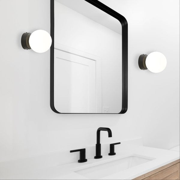 GLOBO WALL LIGHT G9 BLACK/OPAL MATT