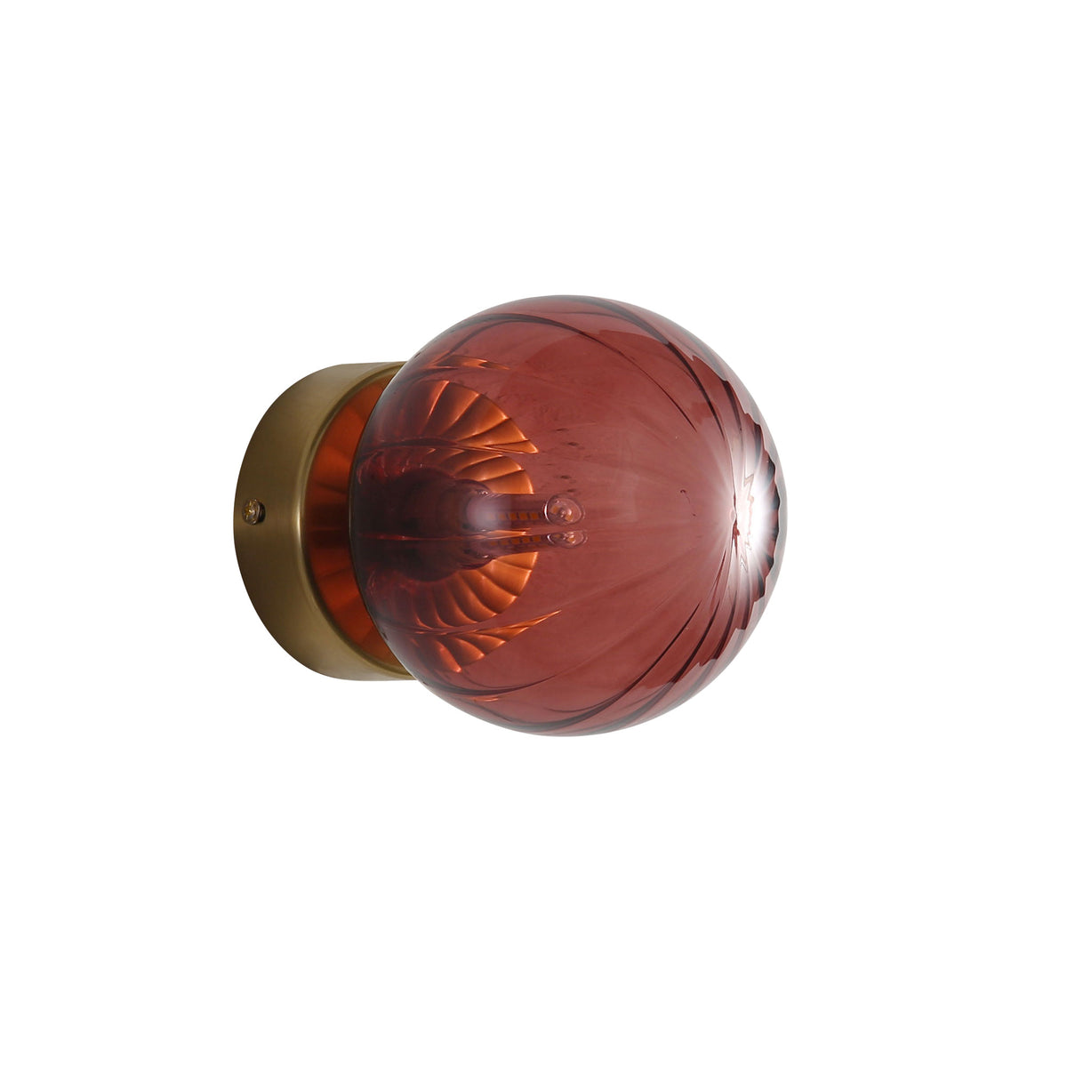 JUNI WALL LIGHT SATIN BRASS + ROSE
