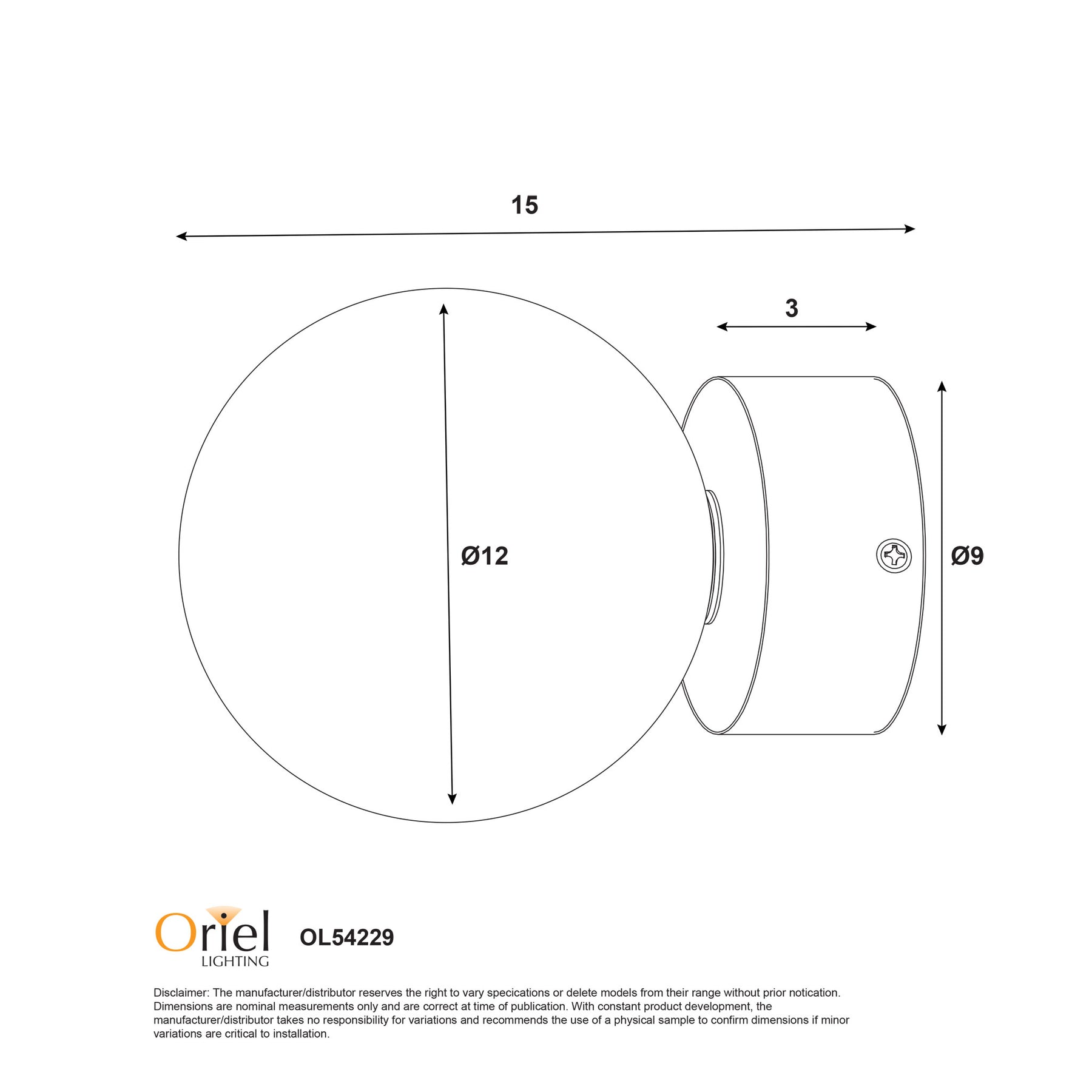 JUNI WALL LIGHT SATIN BRASS + CLEAR
