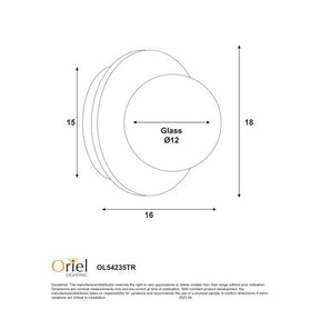 ELF G9 WALL LIGHT TRAVERTINE / OPAL MATT