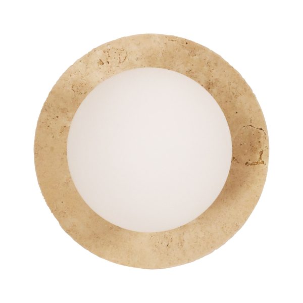ELF G9 WALL LIGHT TRAVERTINE / OPAL MATT