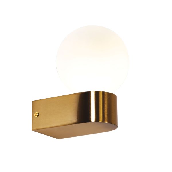 MINNE WALL LIGHT G9 / IP44 SATIN BRASS