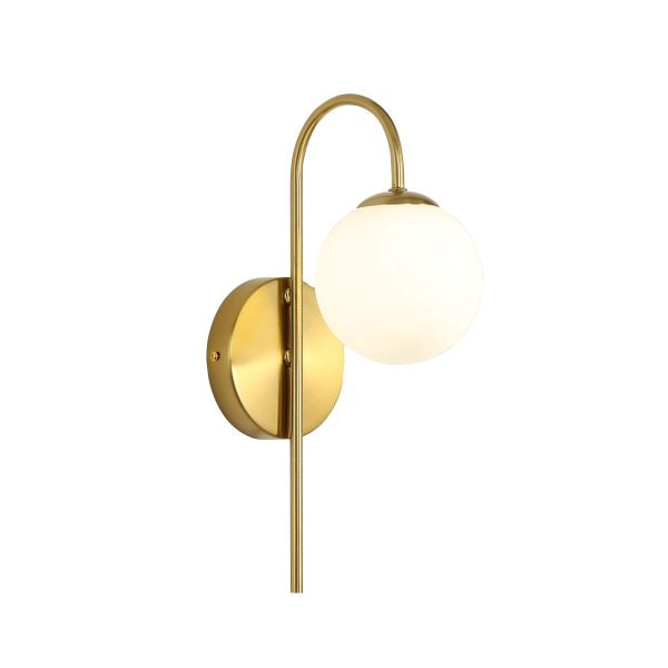 NOXE G9 WALL LIGHT SATIN BRASS/OPAL MATT