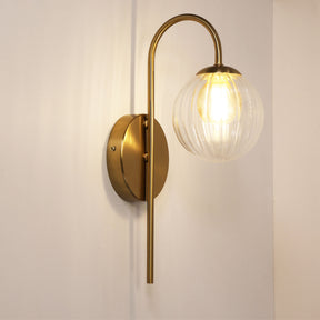 ALTA WALL LIGHT SATIN BRASS / CLEAR / AMBER