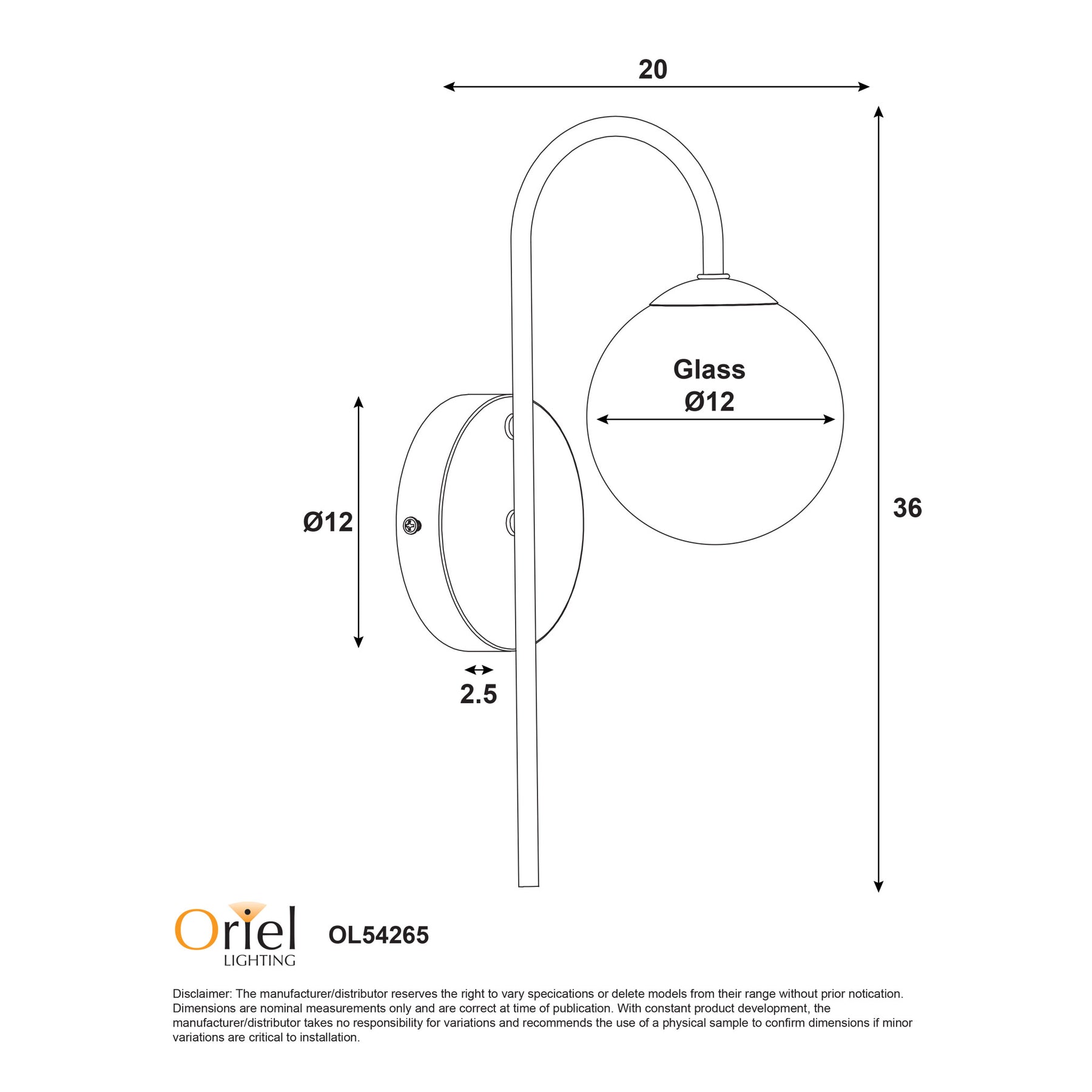 ALTA WALL LIGHT SATIN BRASS / CLEAR / AMBER