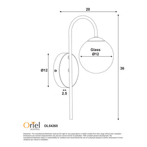 ALTA WALL LIGHT SATIN BRASS / CLEAR / AMBER