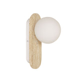 PING G9 WALL LIGHT TRAVERTINE / OPAL MATT